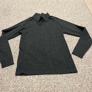 Alphalete Women's Quarter Zip Long Sleeve Pullover Sz L Workout Gym Active